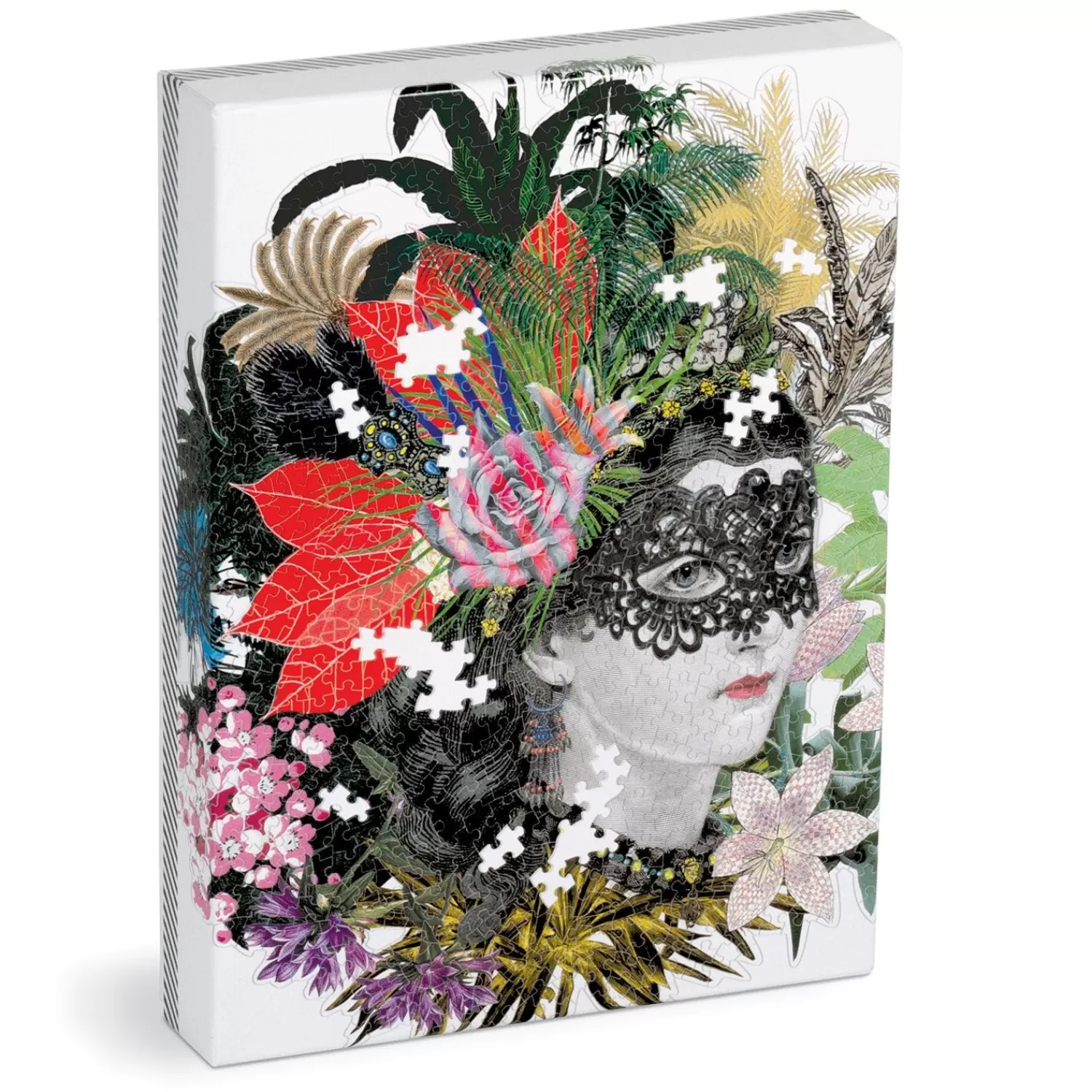 750 Piece Puzzles*Galison Christian Lacroix Heritage Collection Mam'Zelle Scarlett 750 Piece Shaped Puzzle