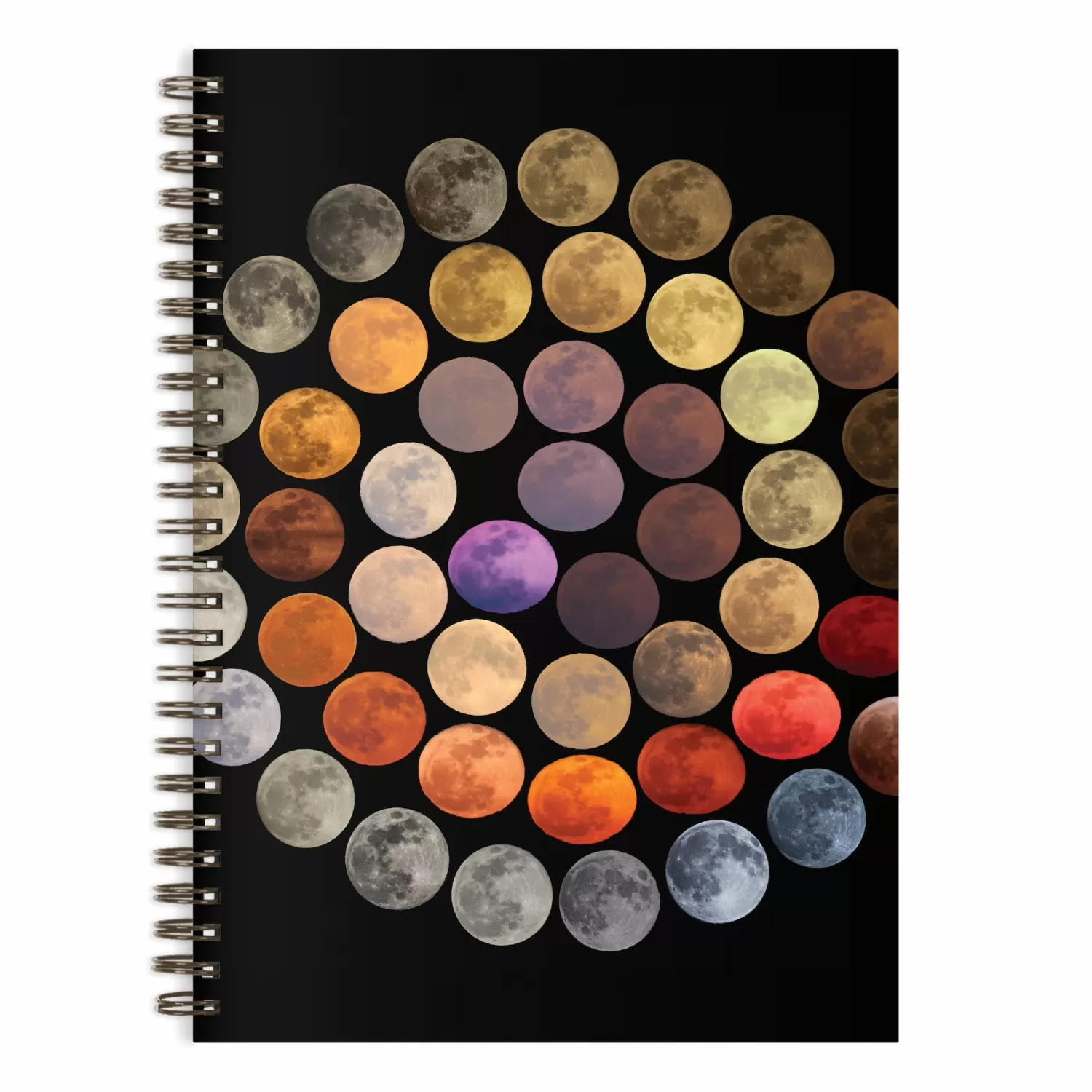 Journals & Notebooks*Galison Colors Of The Moon Wire-O Journal