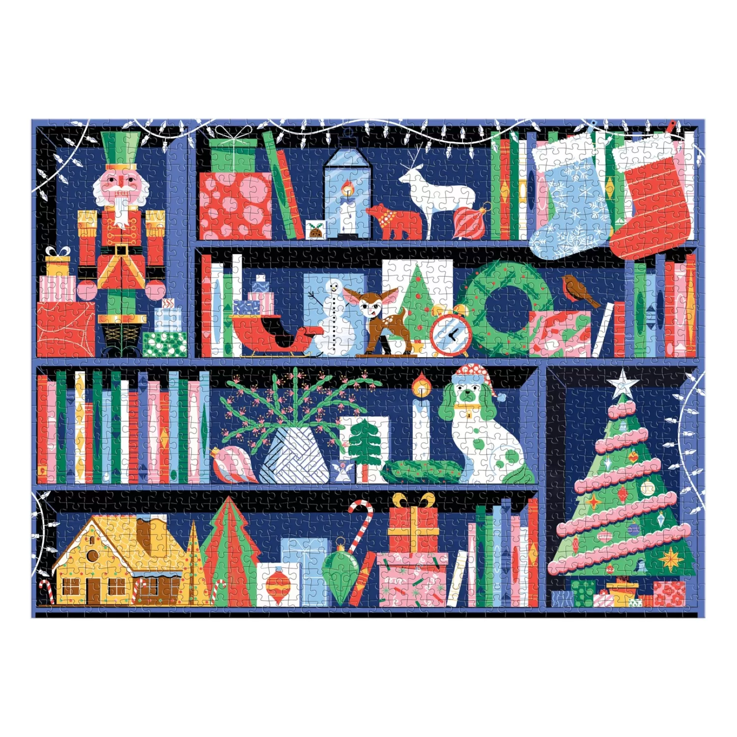 1000 Piece Puzzles*Galison Deck The Shelves 1000 Piece Puzzle In A Square Box