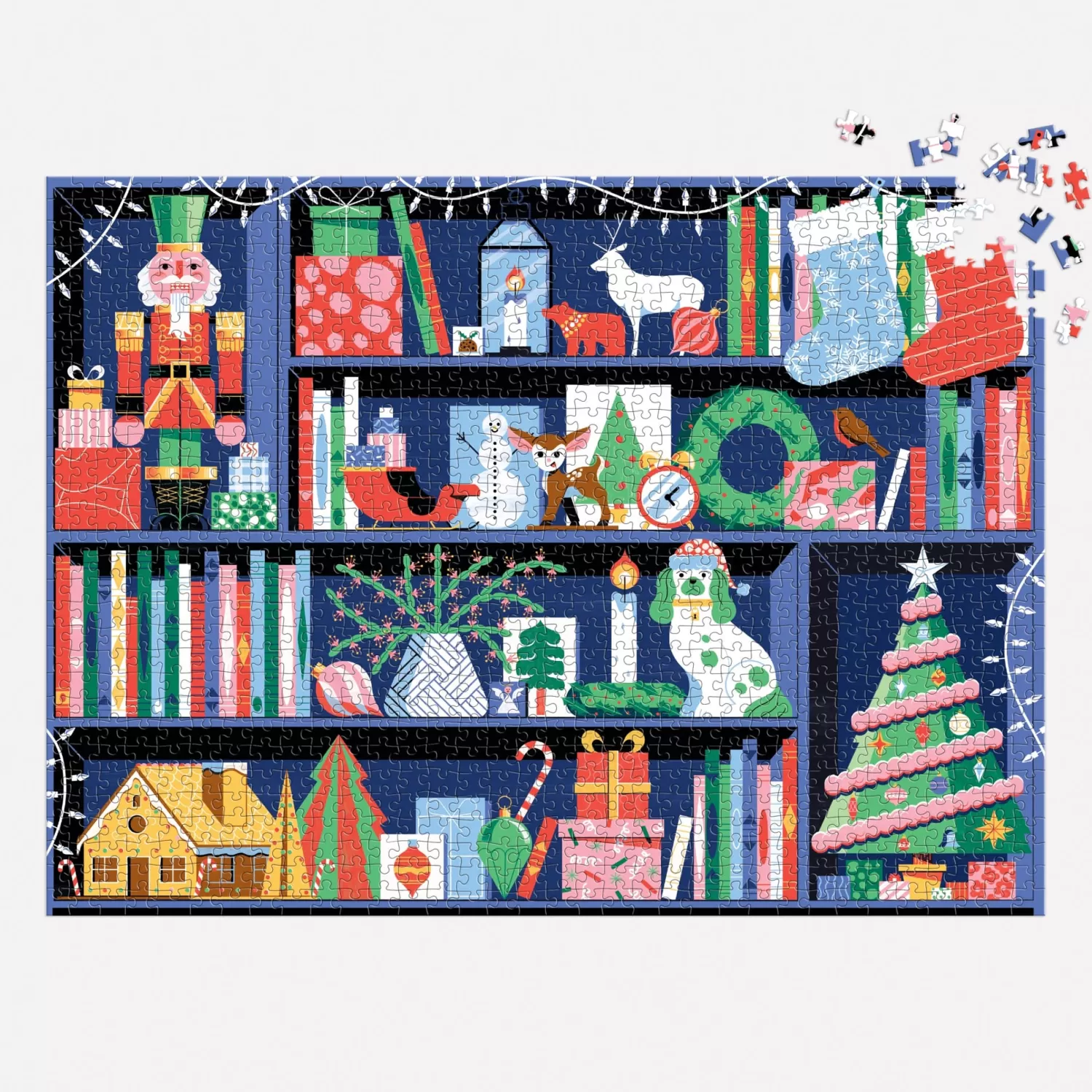 1000 Piece Puzzles*Galison Deck The Shelves 1000 Piece Puzzle In A Square Box