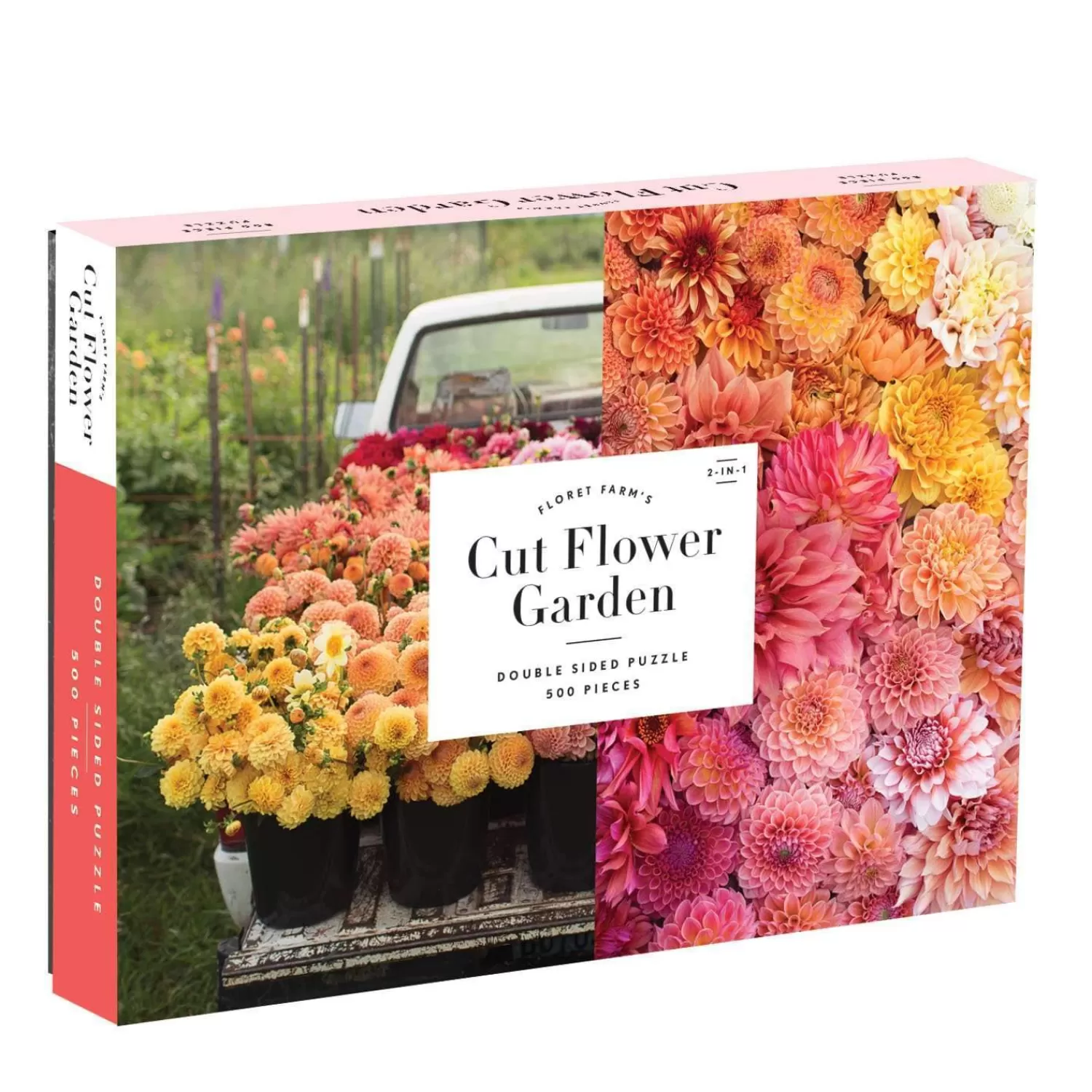 500 Piece Puzzles*Galison Floret Farm's Cut Flower Garden Double-Sided 500 Piece Jigsaw Puzzle