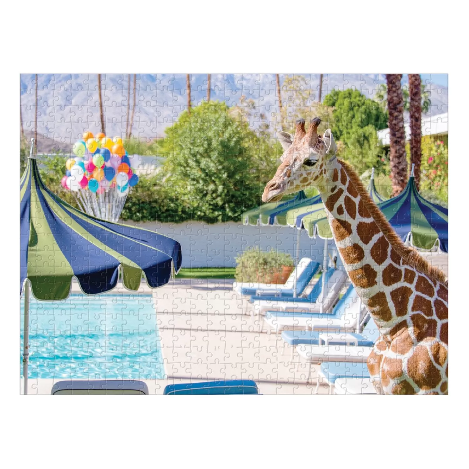 500 Piece Puzzles*Galison Gray Malin At The Parker Double-Sided 500 Piece Jigsaw Puzzle