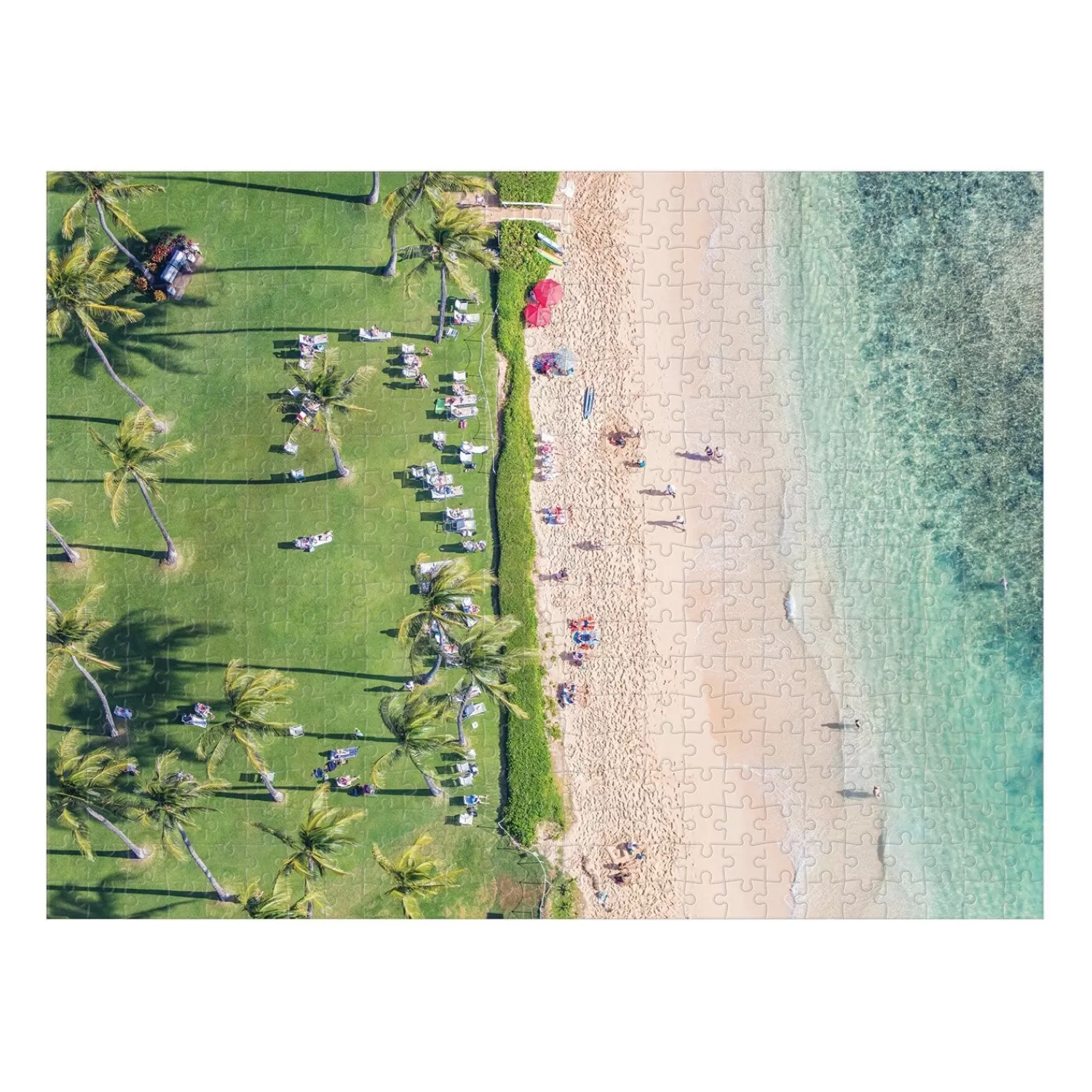 500 Piece Puzzles*Galison Gray Malin The Hawaii Beach Double-Sided 500 Piece Jigsaw Puzzle