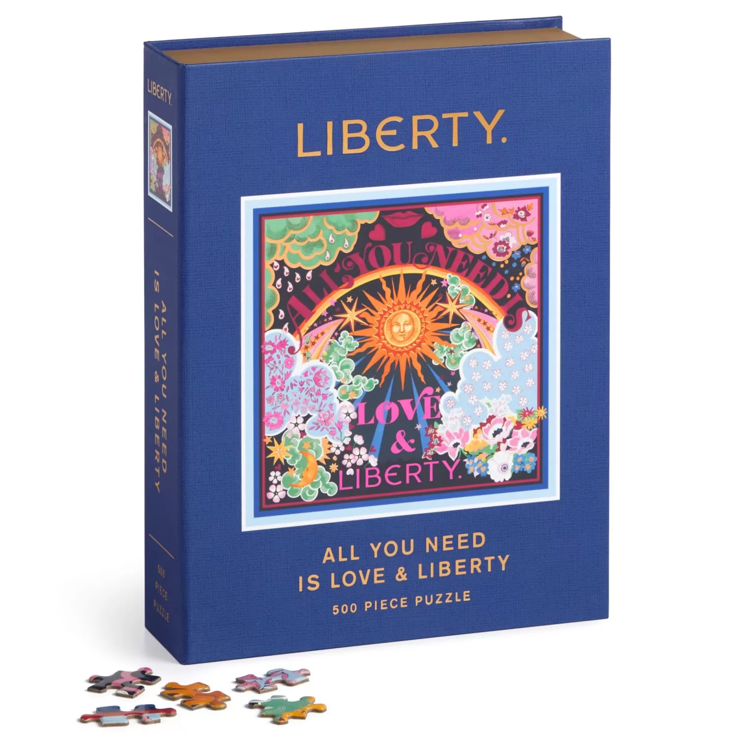 500 Piece Puzzles*Galison Liberty All You Need Is Love 500 Piece Book Puzzle