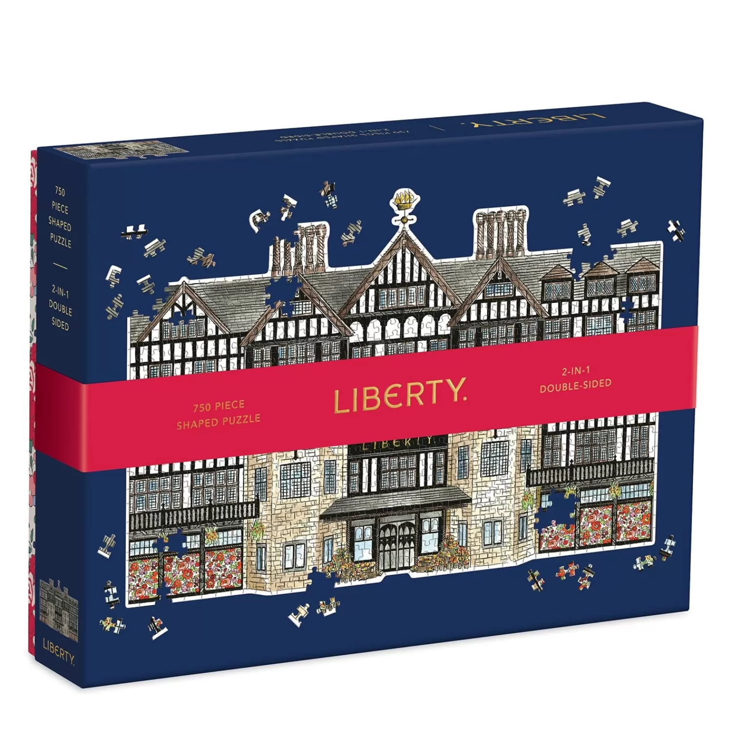 750 Piece Puzzles*Galison Liberty London Tudor Building 750 Piece Shaped Jigsaw Puzzle
