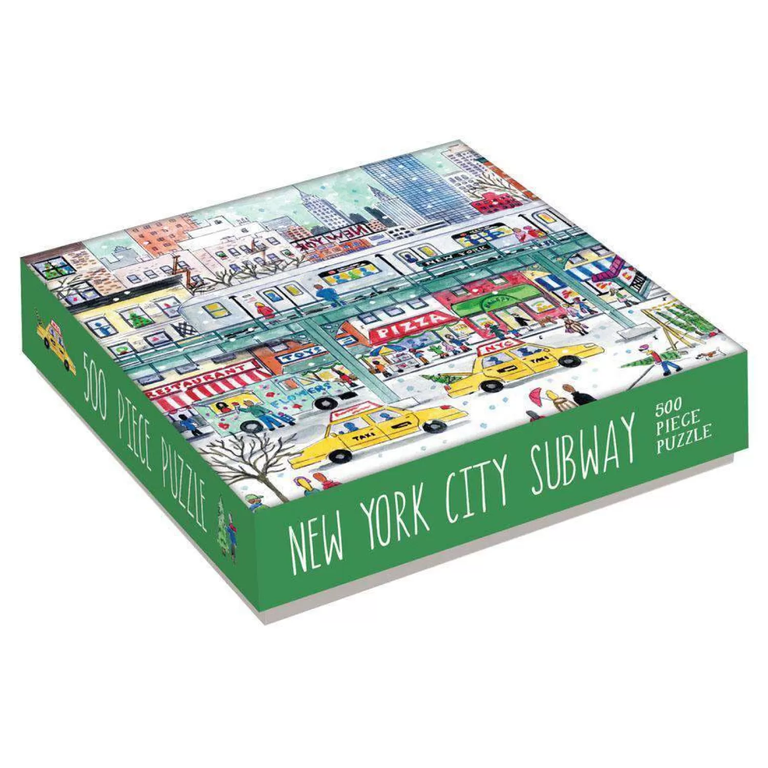 500 Piece Puzzles*Galison Michael Storrings New York City Subway 500 Piece Jigsaw Puzzle
