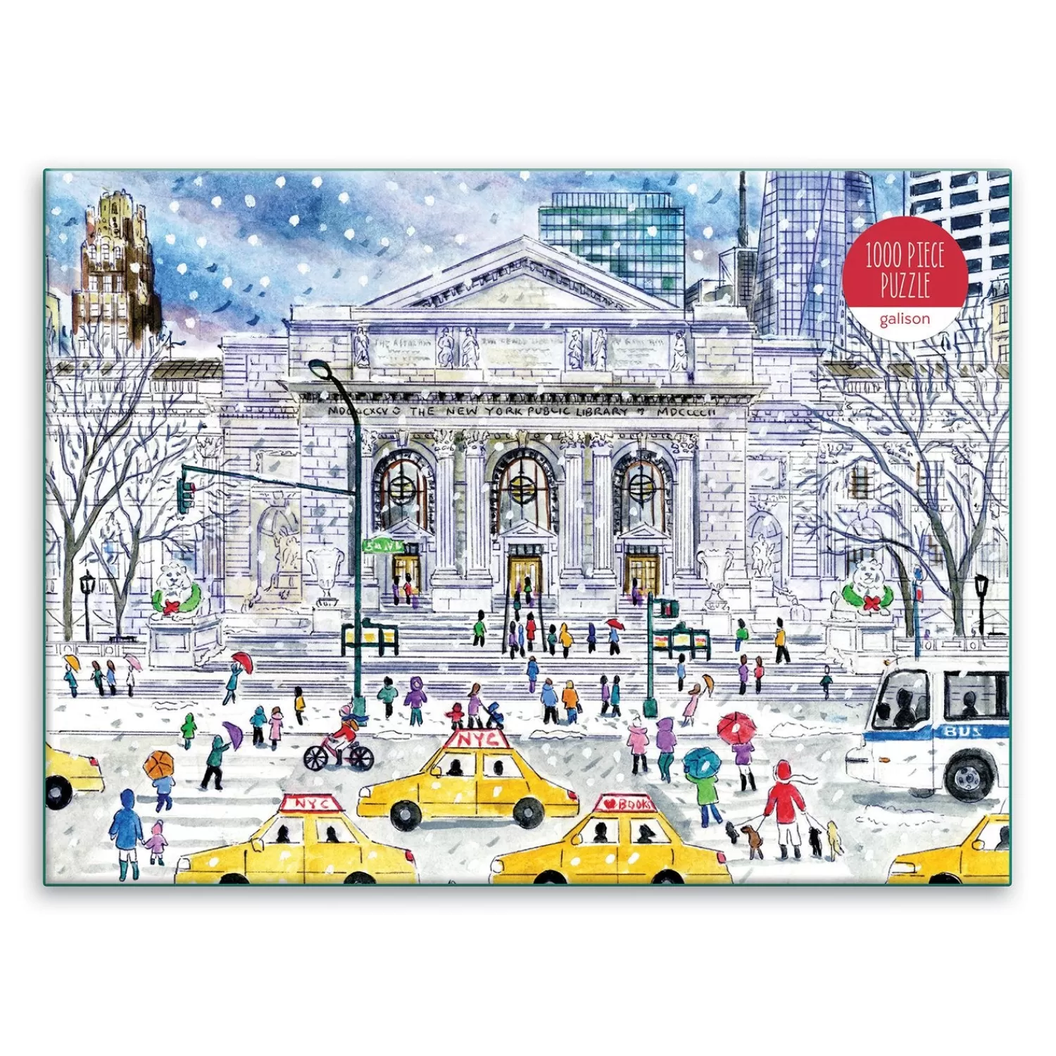 1000 Piece Puzzles*Galison Michael Storrings New York Public Library 1000 Piece Jigsaw Puzzle