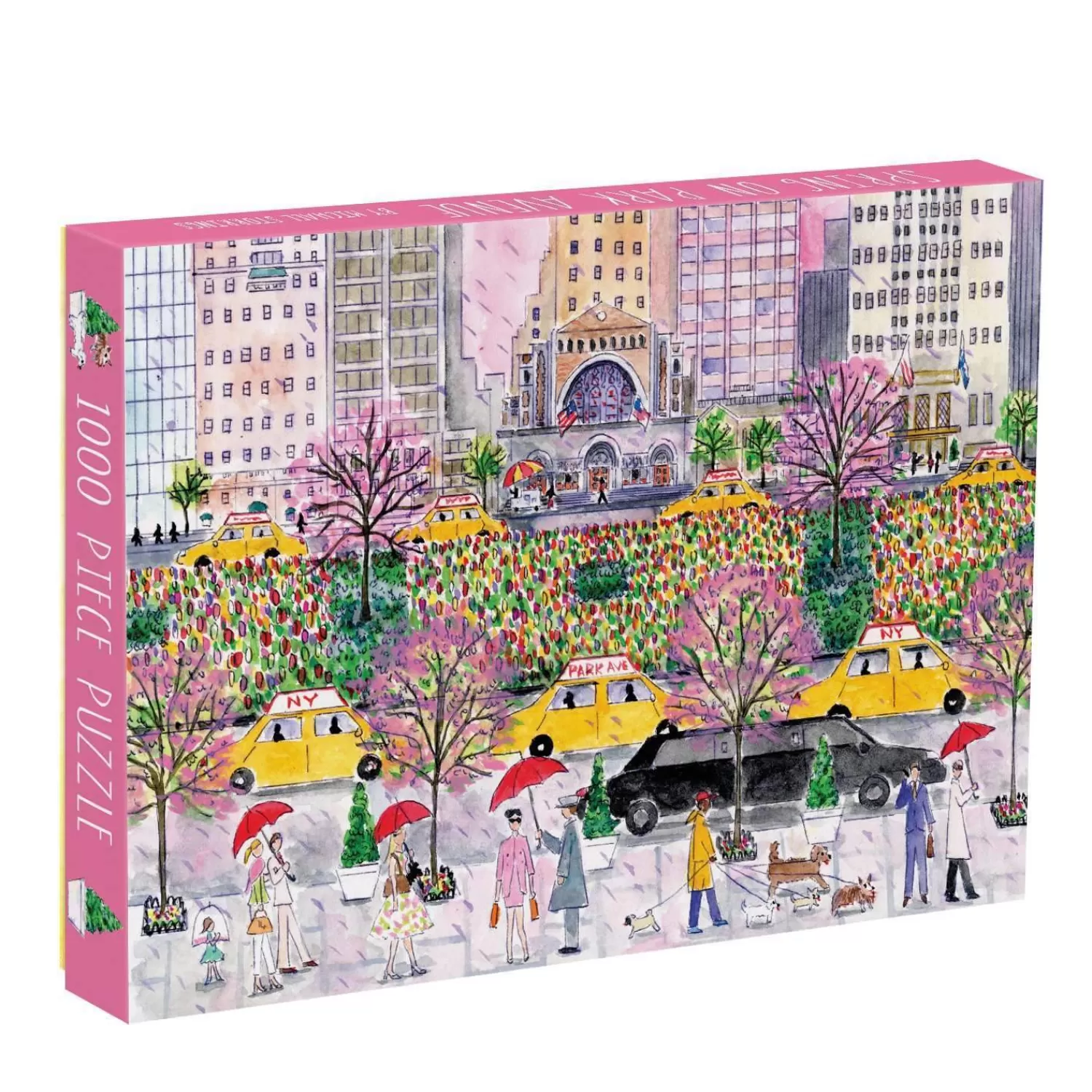 1000 Piece Puzzles*Galison Michael Storrings Spring On Park Avenue 1000 Piece Jigsaw Puzzle