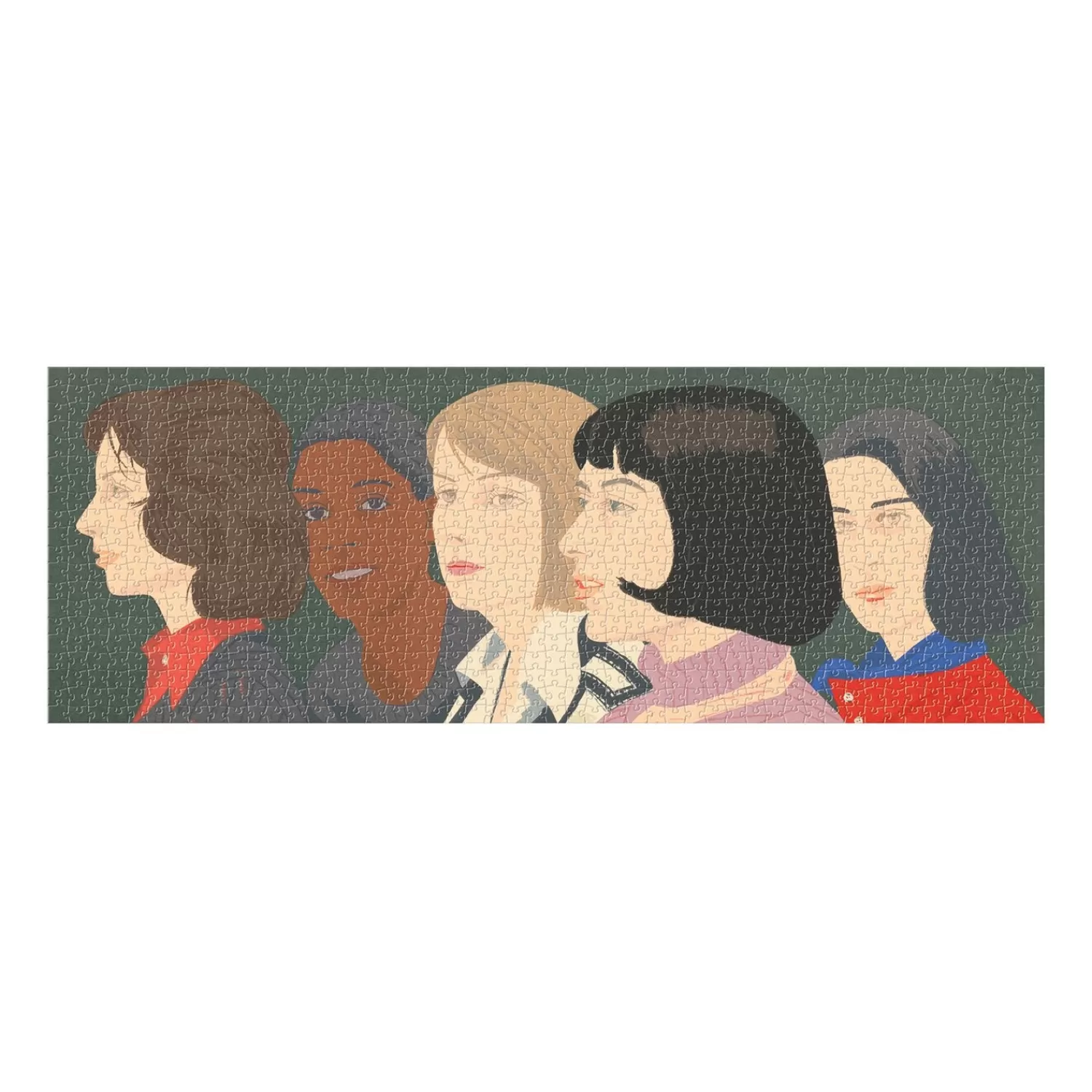 1000 Piece Puzzles*Galison Moma Alex Katz Five Women 1000 Piece Panoramic Jigsaw Puzzle
