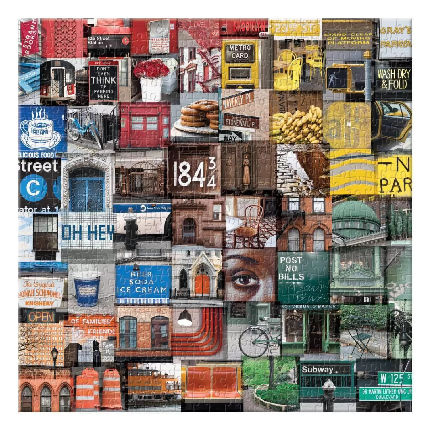 500 Piece Puzzles*Galison New York In Color 500 Piece Jigsaw Puzzle