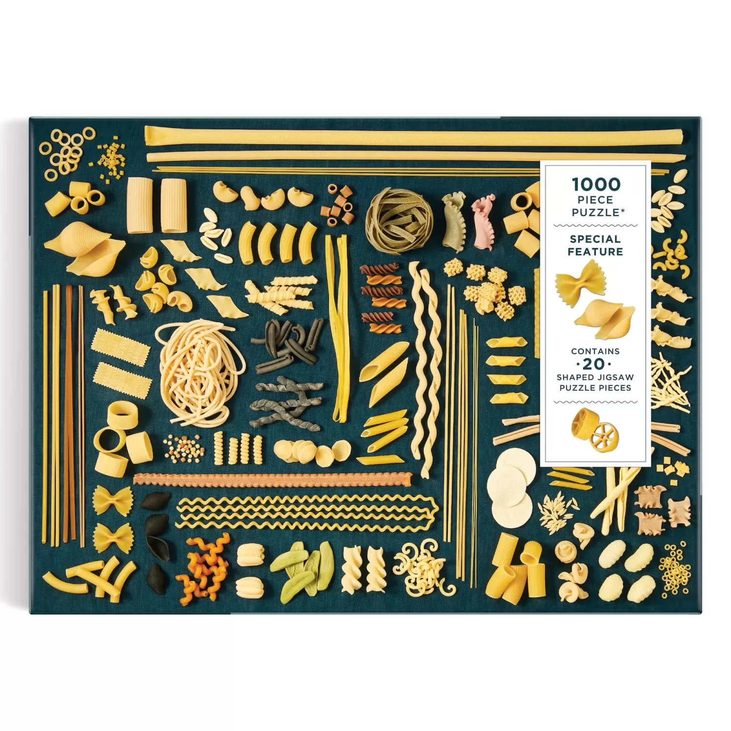 1000 Piece Puzzles*Galison The Art Of Pasta 1000 Piece Puzzle With Shaped Pieces