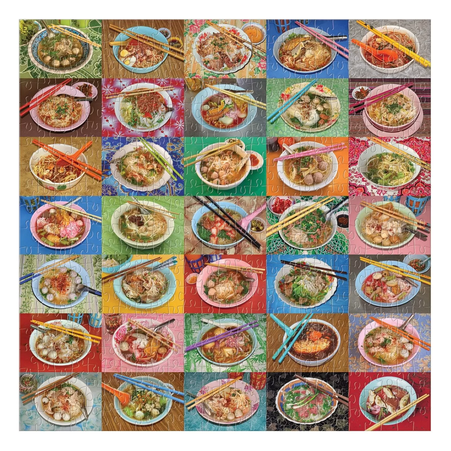 500 Piece Puzzles*Galison Troy Litten Noodles For Lunch 500 Piece Jigsaw Puzzle