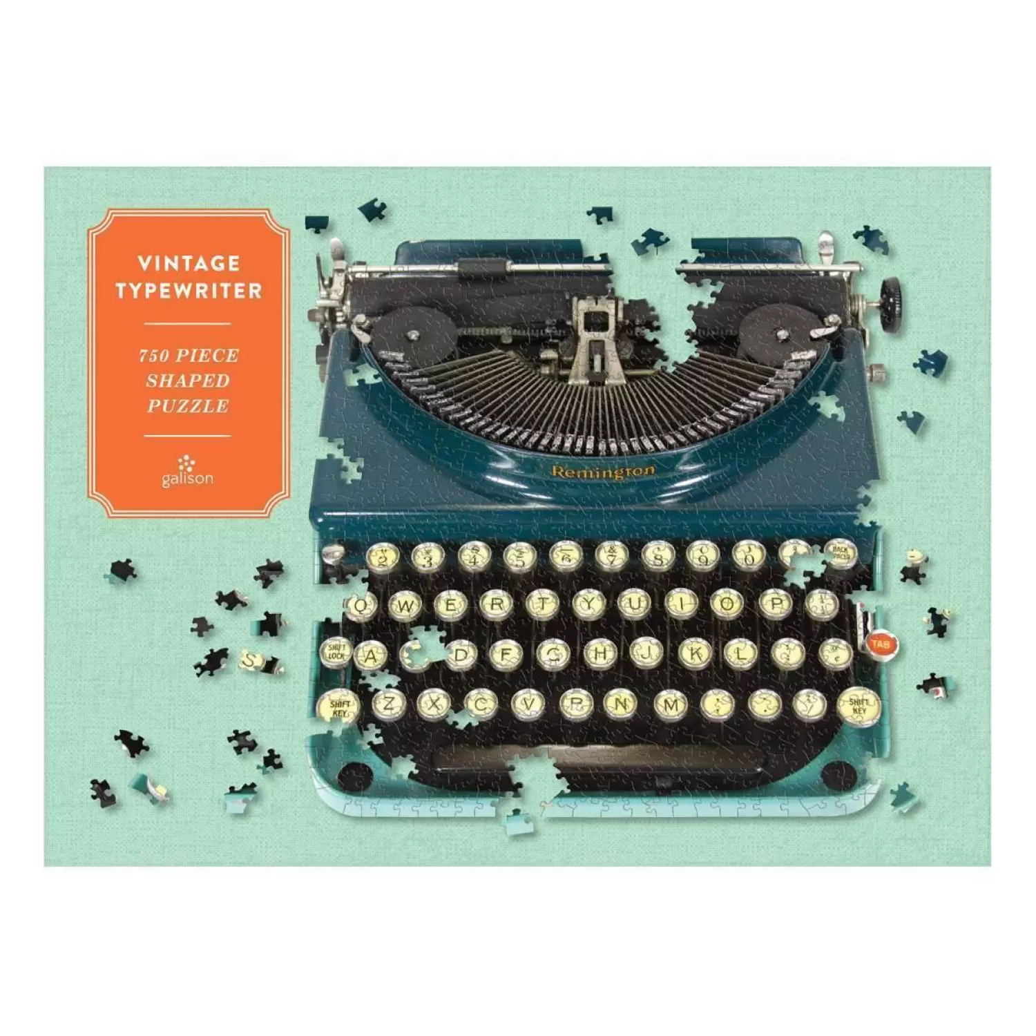 750 Piece Puzzles*Galison Vintage Typewriter 750 Piece Shaped Jigsaw Puzzle